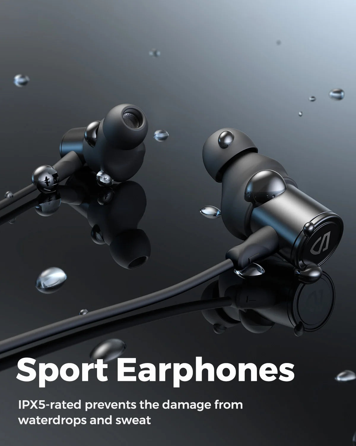 SoundPEATS Q30 HD+ Bluetooth Earbuds – aptX-HD, 10mm Drivers, IPX5, 12H Playtime, Magnetic Design