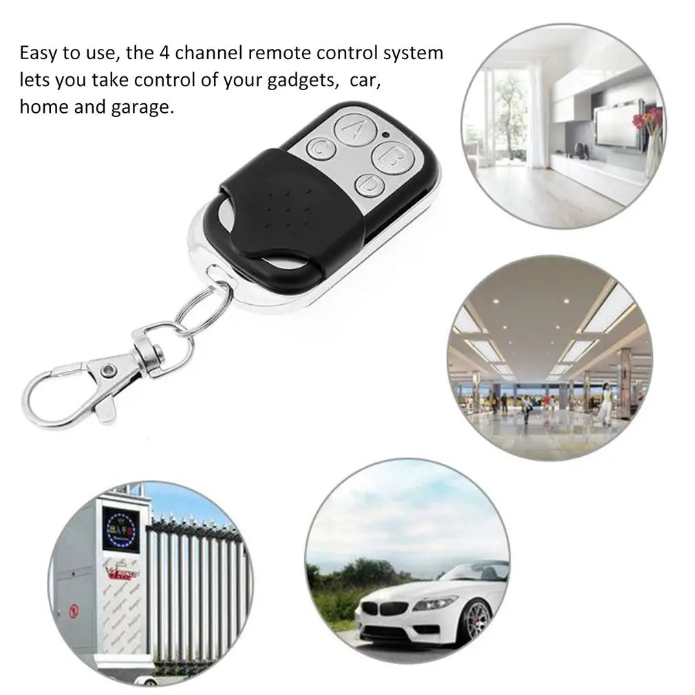 2PCS/3PCS 433MHz RF Wireless Remote Control Key Fob for Garage Doors, Electric Gates, and Cloning