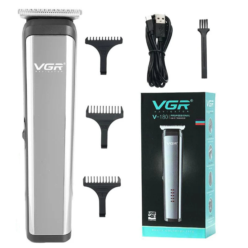 VGR Cordless Hair Clipper Rechargeable Beard Trimmer for Men Electric Hair Cutting Machine