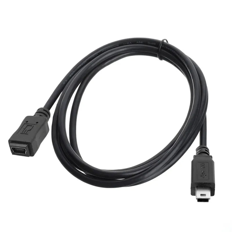 Light Adapter Cable 25cm/50cm/150cm Mini USB B 5pin Male to Female Extension Cable Cord Adapter