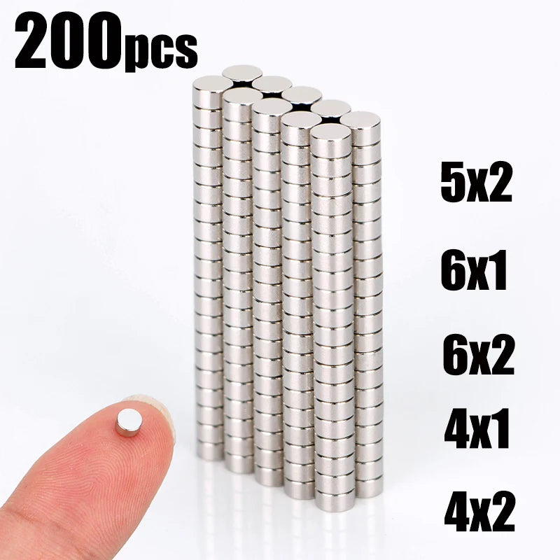 Neodymium Magnets 4x2 5x1 5x2 5x3 6x1 6x2 Super Strong NdFeB Permanent Magnetic Discs