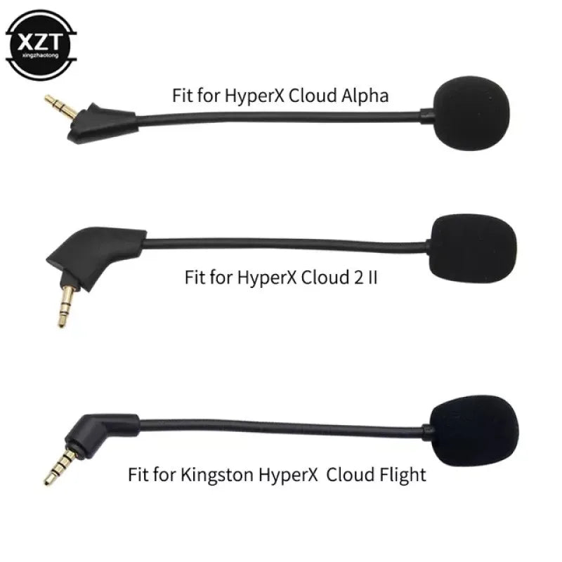 WYMECT Headset Microphone for Kingston HyperX Cloud Alpha S, 2 II, X Core, Pro, and Cloud Flight