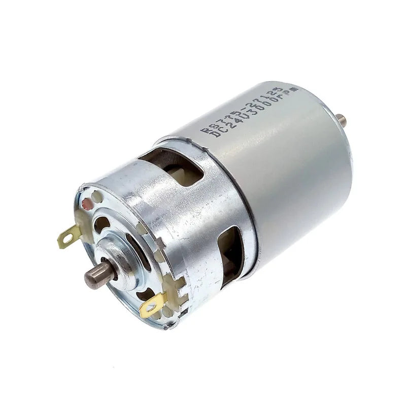 RS 775 DC Motor – 12V/24V Double Ball Bearing, High Torque, Low Noise, 3000-10000rpm