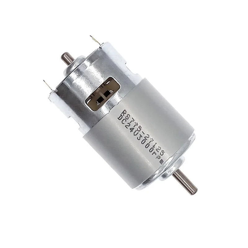 RS 775 DC Motor – 12V/24V Double Ball Bearing, High Torque, Low Noise, 3000-10000rpm