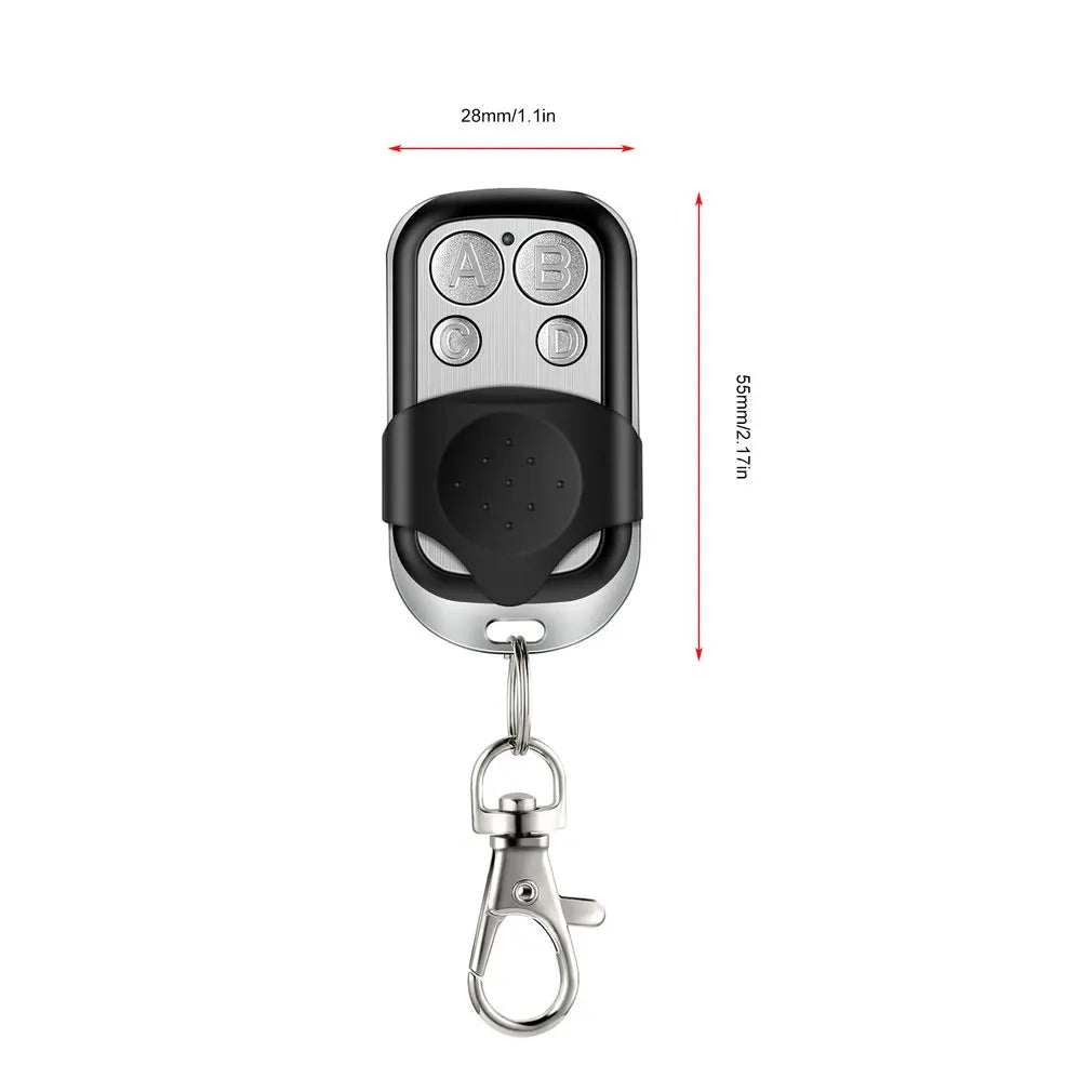 2PCS/3PCS 433MHz RF Wireless Remote Control Key Fob for Garage Doors, Electric Gates, and Cloning