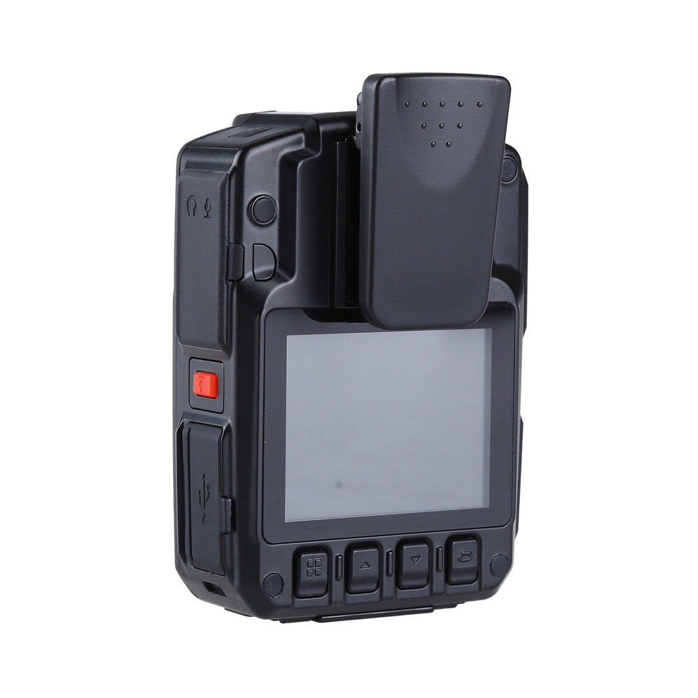 HD66-02 64GB HD 1296P Body Camera 2.0 LCD Police Mini Camera Video Recorder with External HD Lens