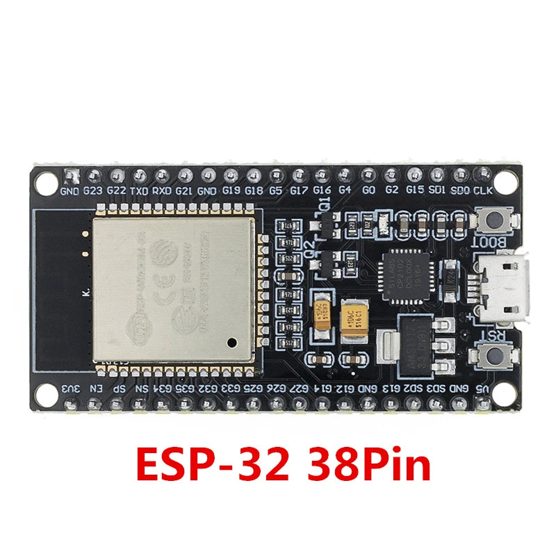 ESP32 Dev Board WiFi+BT, Ultra-Low Power, Dual Core CPU, ESP-32S/CAM, ESP-WROOM-32D/U, CH9102X