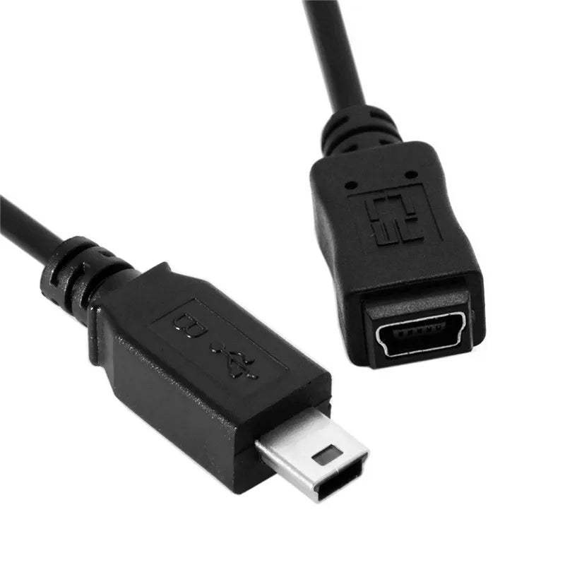 Light Adapter Cable 25cm/50cm/150cm Mini USB B 5pin Male to Female Extension Cable Cord Adapter