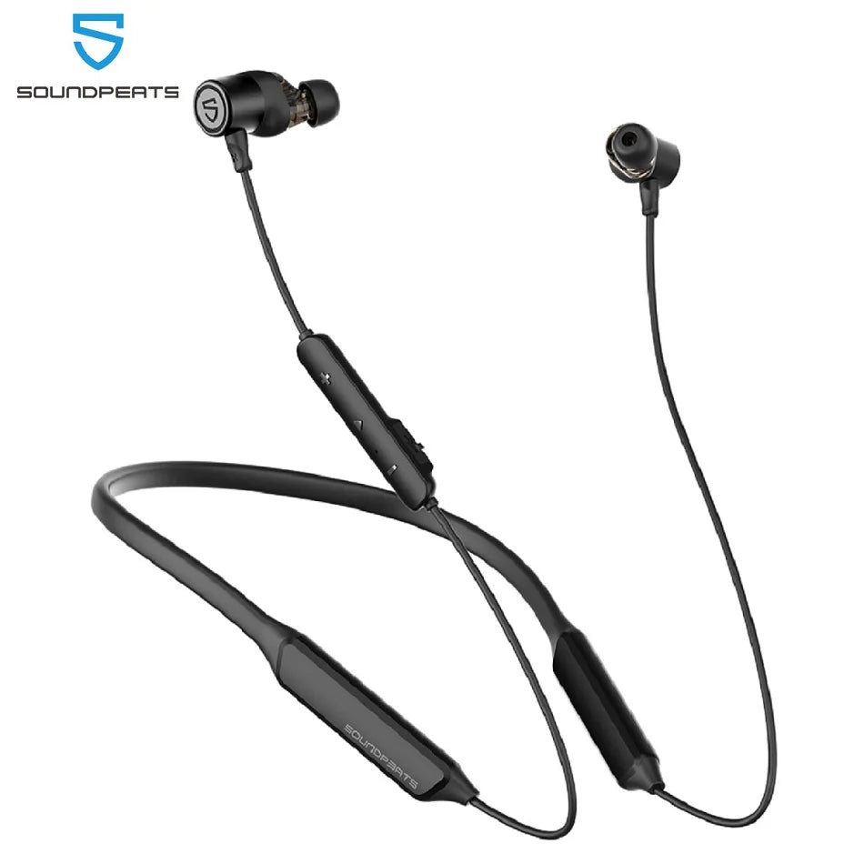 SOUNDPEATS Force Pro Bluetooth Wireless Earphones – CVC Mic, Super Bass, 22H Playtime