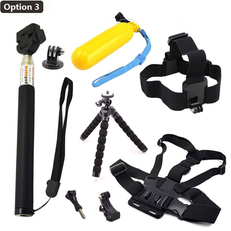 Tripod Accessories For GoPro Hero 5 Mount Floating Bobber Selfie Stick For Go Pro 4 Session SJCAM