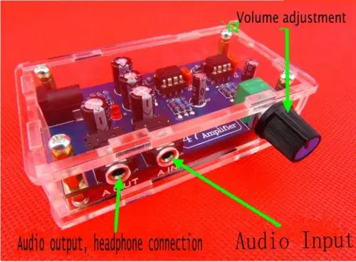 Classic 47 Headphone Amplifier Board Kit with Case – DIY Amp Circuit for HiFi Audio