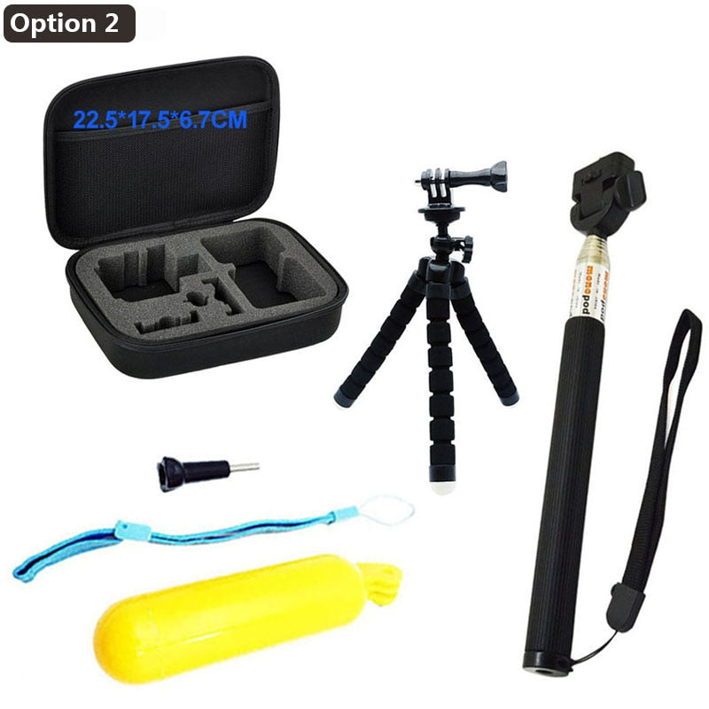 Tripod Accessories For GoPro Hero 5 Mount Floating Bobber Selfie Stick For Go Pro 4 Session SJCAM