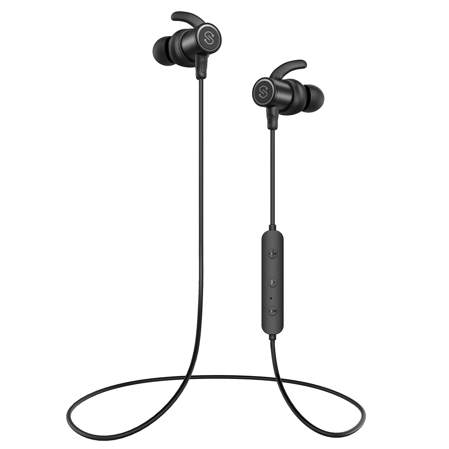 SoundPEATS Q30 HD+ Bluetooth Earbuds – aptX-HD, 10mm Drivers, IPX5, 12H Playtime, Magnetic Design