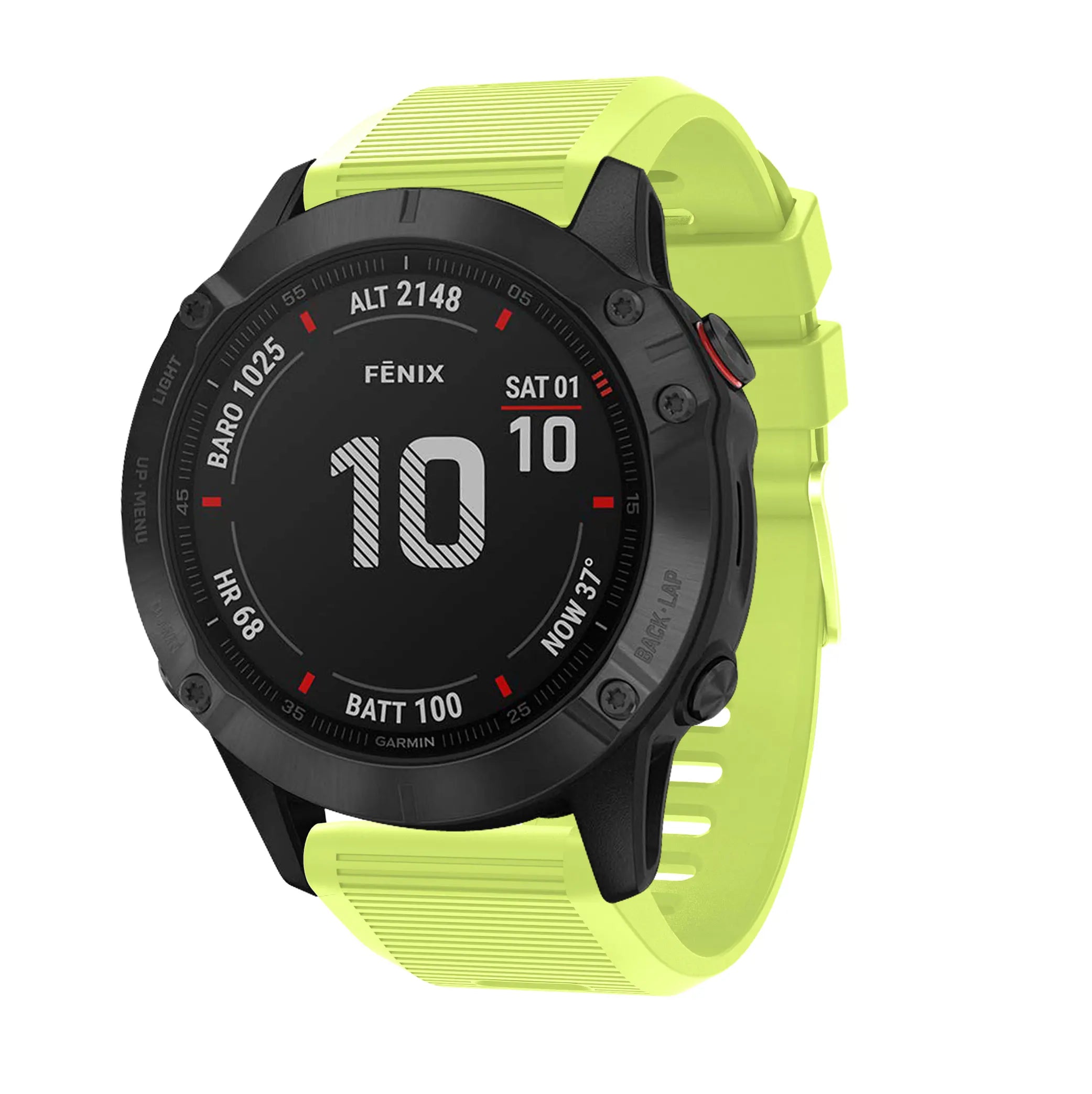 26mm Silicone Quick Release Kit Easyfit Watchband for Garmin Fenix 7X 6X /5X/Fenix 3/Fenix 3 HR