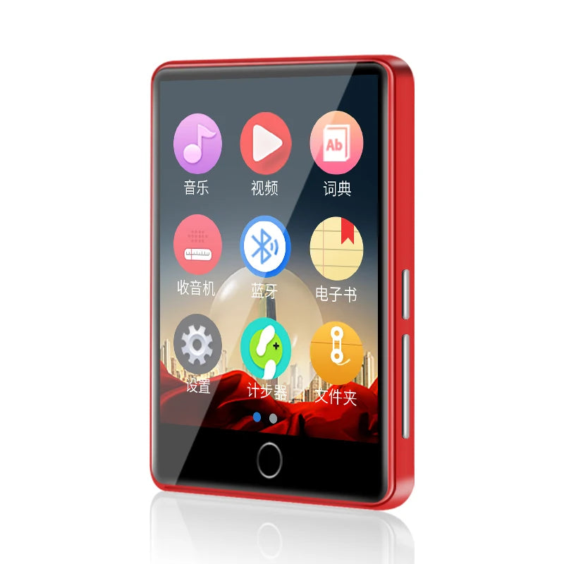 Metal Ruizu M7 Full Touch Screen Bluetooth MP3 Player 8GB 16GB HIFI Music Player with FM Radio