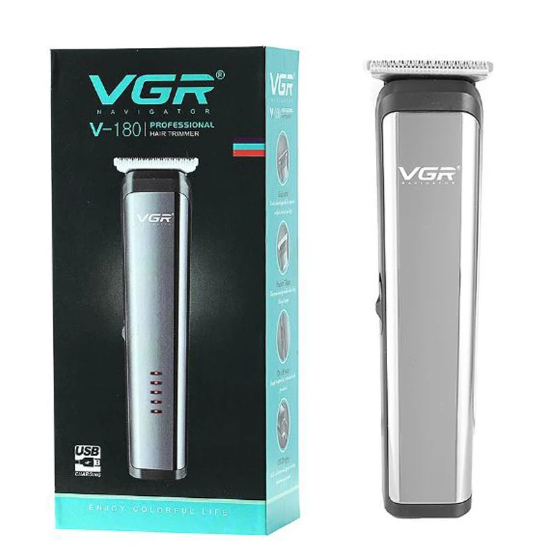 VGR Cordless Hair Clipper Rechargeable Beard Trimmer for Men Electric Hair Cutting Machine