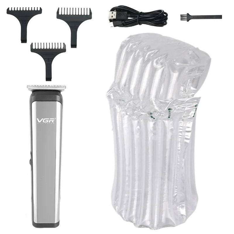 VGR Cordless Hair Clipper Rechargeable Beard Trimmer for Men Electric Hair Cutting Machine