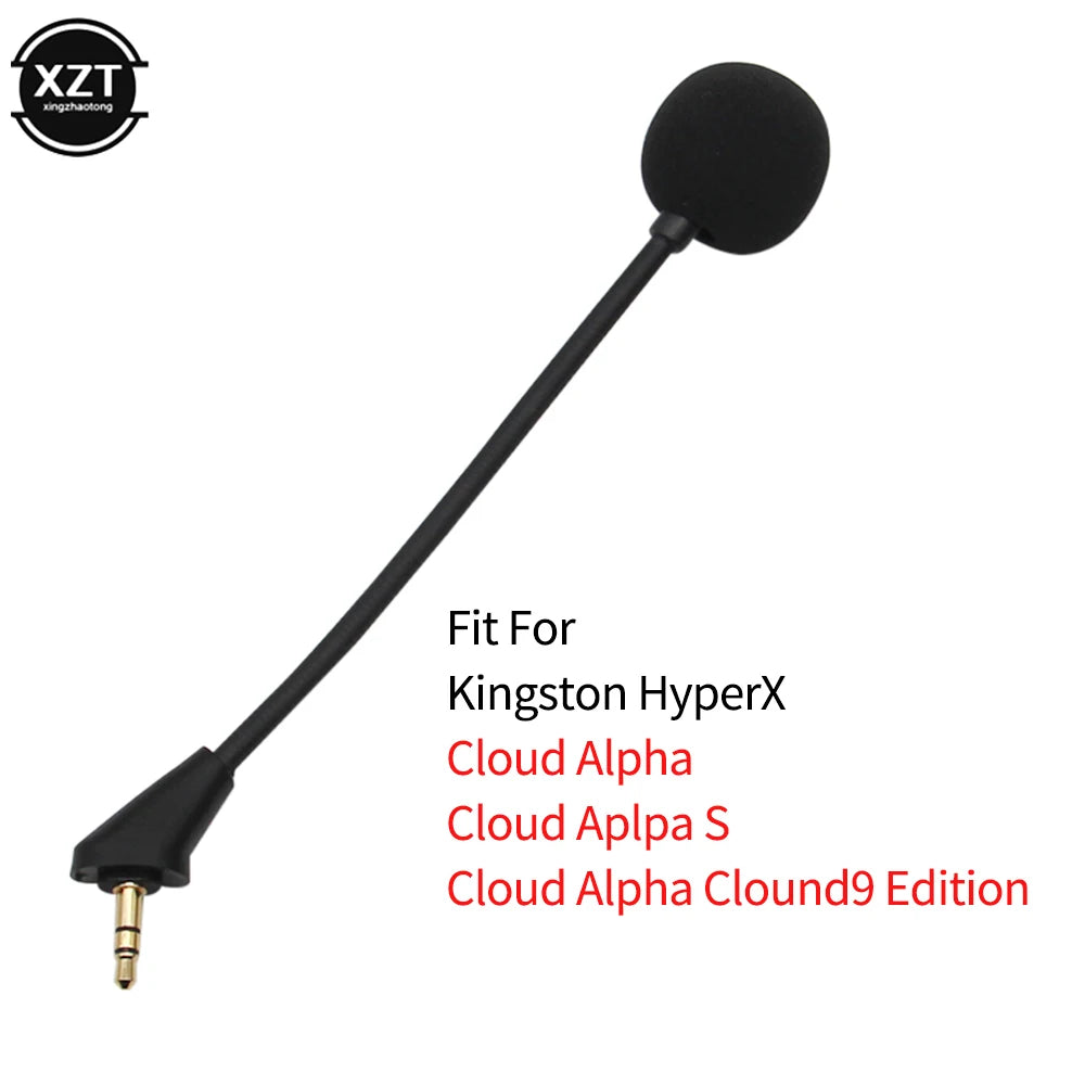 WYMECT Headset Microphone for Kingston HyperX Cloud Alpha S, 2 II, X Core, Pro, and Cloud Flight