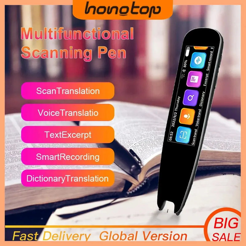 HONGTOP Smart Multifunction Translation Real Time Languages Translator Voice Scan Translator Pen