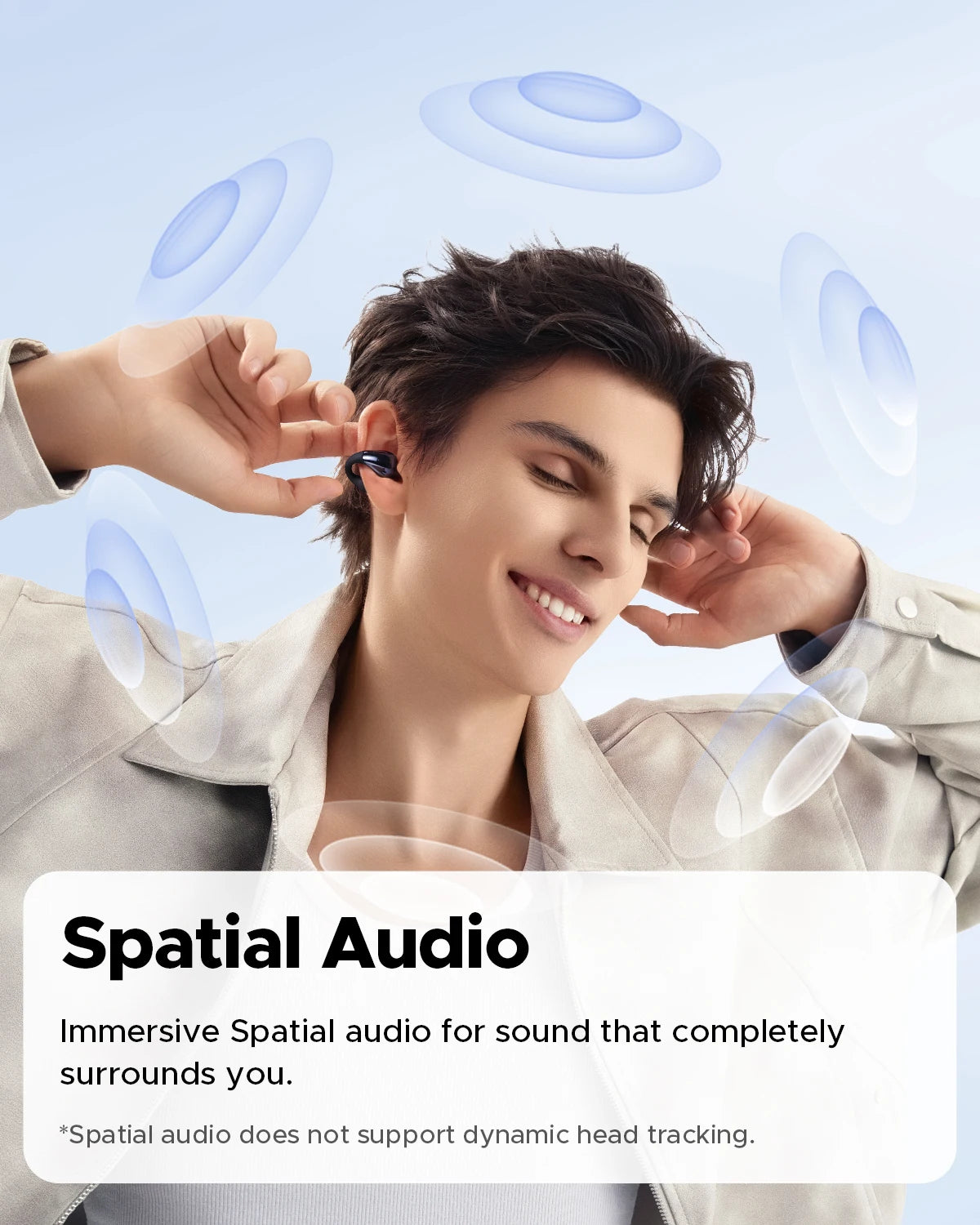 SOUNDPEATS PearlClip Pro Wireless Earphones – Bluetooth 5.4, AI ENC & Multipoint Connection