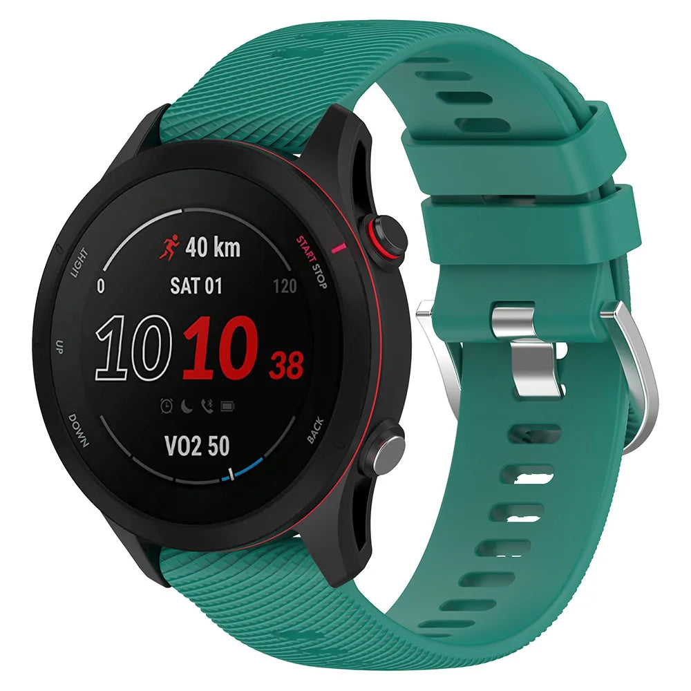 Silicone Strap for Garmin Forerunner, Venu, Vivoactive & More – Adjustable & Comfortable