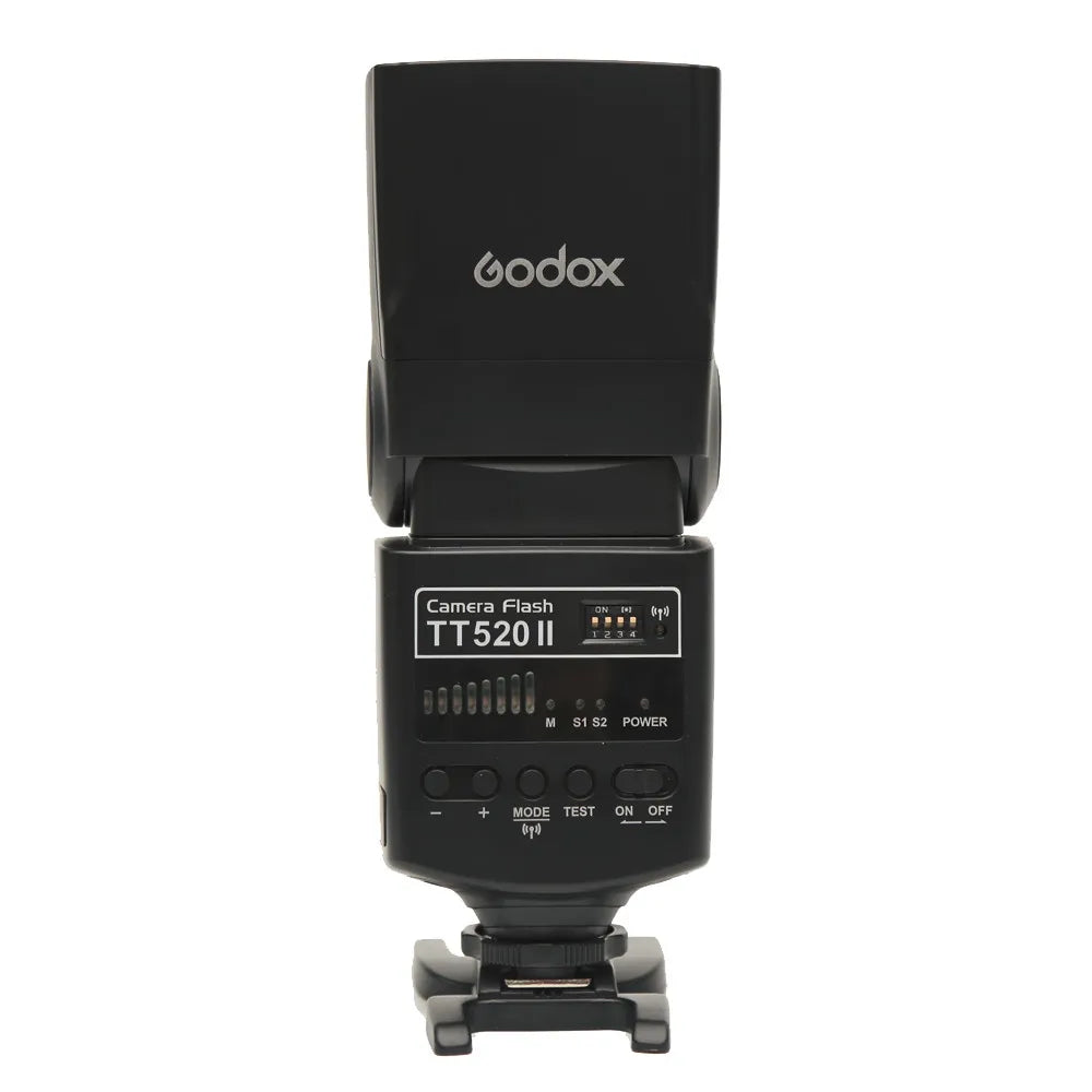 Godox TT520II Camera Flash – 433MHz Wireless Signal, Compatible with Canon, Nikon, Pentax, Olympus