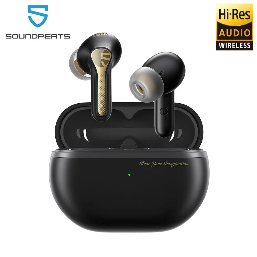 SOUNDPEATS CAPSULE3 PRO+ ANC Wireless Earbuds – Hi-Res Audio, LDAC, xMEMS, 43H Battery