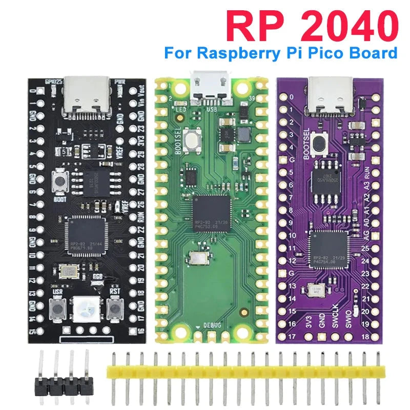 TZT Raspberry Pi Pico RP2040 Dual-Core Cortex-M0+ Microcontroller Board High Performance Low Power