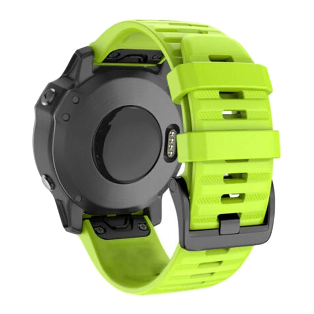 Watchband For Garmin Fenix 6 6X Pro 5 5S 5X Plus 3HR Fenix7 7X Silicone Quick Release Watch Strap