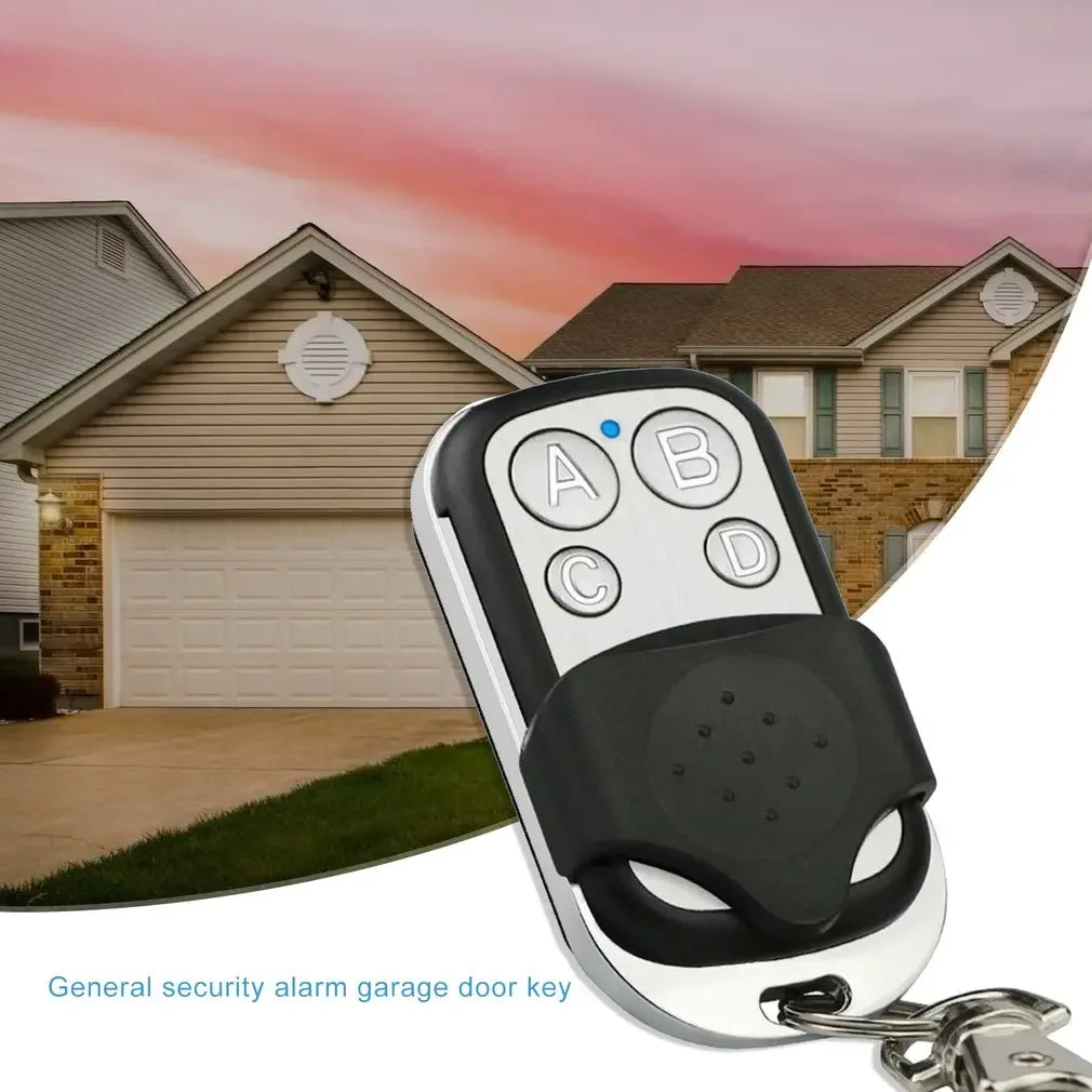 433MHz 4-Channel Remote Control for Garage Doors, Gates, Cars, and Home Devices