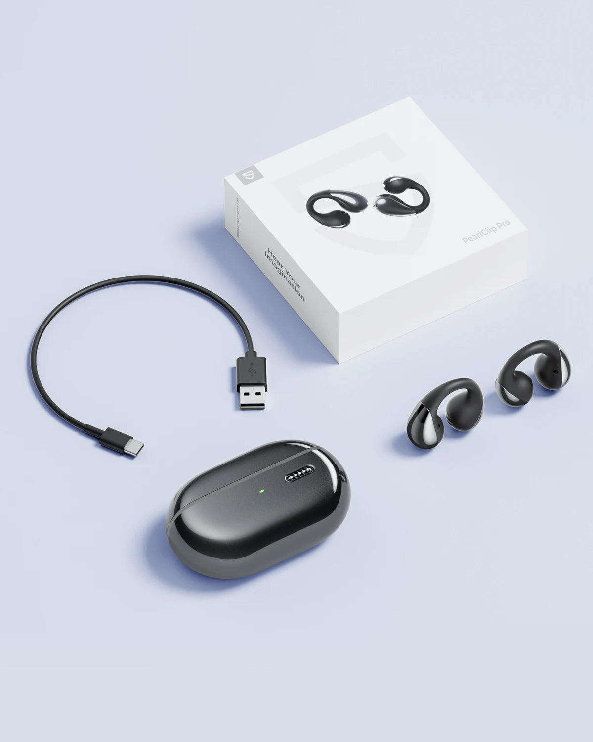 SOUNDPEATS PearlClip Pro Wireless Earphones – Bluetooth 5.4, AI ENC & Multipoint Connection