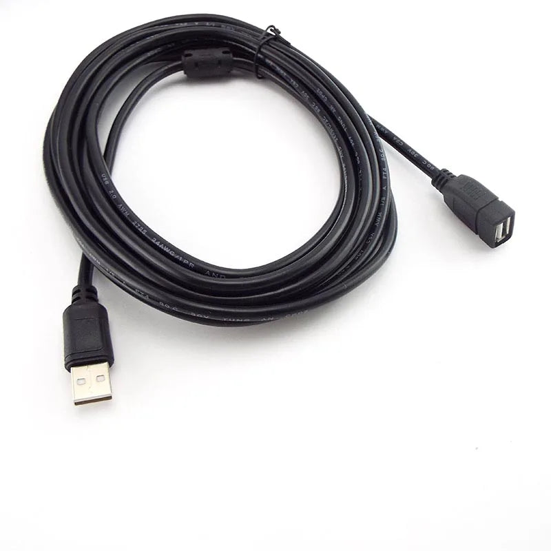 1.5M 3M 5M 10M Male to Female USB Cable USB 2.0 A/F Extender Cord High Speed Data Extension Cable