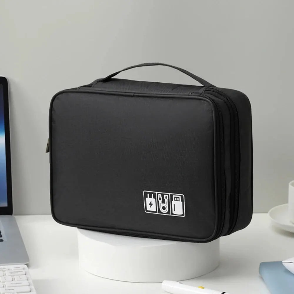 Multifunctional Digital Storage Bag | Data Cable, Headphones, Hard Drive & Accessory Organizer