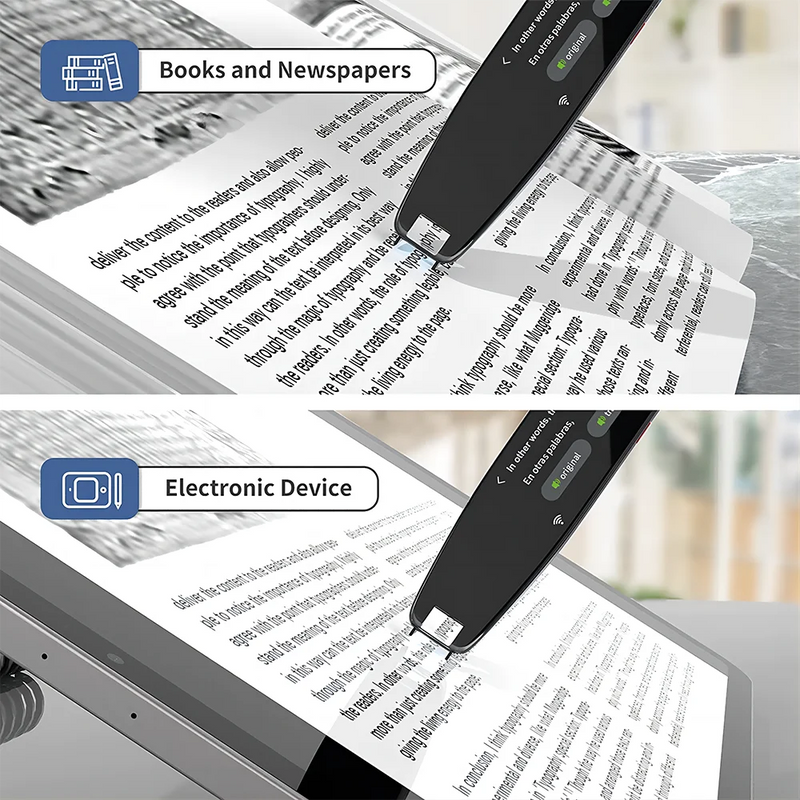 HONGTOP Smart Multifunction Translation Real Time Languages Translator Voice Scan Translator Pen