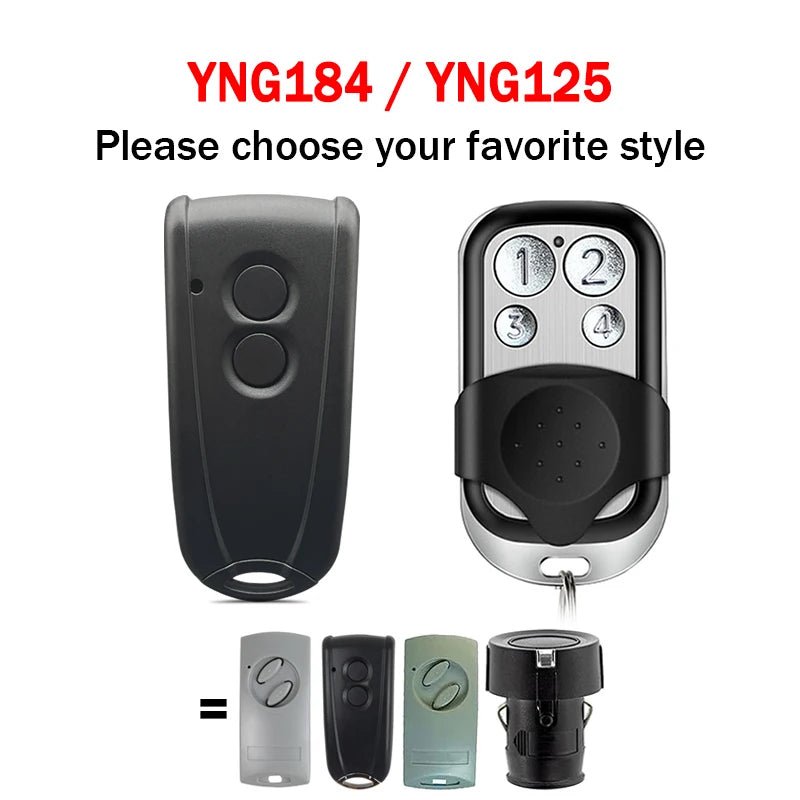 2PCS ECOSTAR RSC2 RSE2 433MHz Garage Door Gate Remote Control with Rolling Code Hand Transmitter