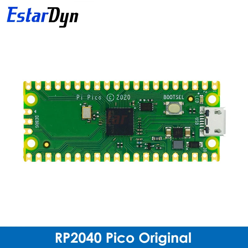 Raspberry Pi Pico Board RP2040 Dual-Core Microcontroller High-Performance Cortex-M0+ Processor