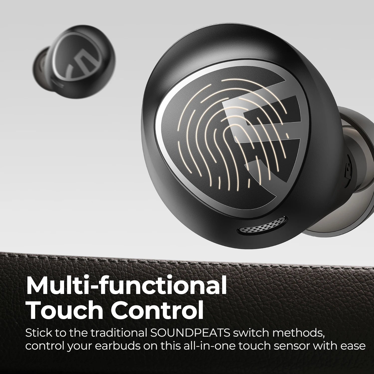 SOUNDPEATS Free2 Classic True Wireless Earbuds: BT 5.1, SmartTouch Control, IPX5, 30H Total Playtime