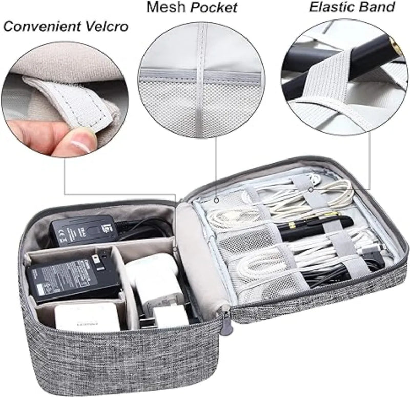 Multifunction Waterproof Storage Bag | Electronics & Makeup Organizer for Travel