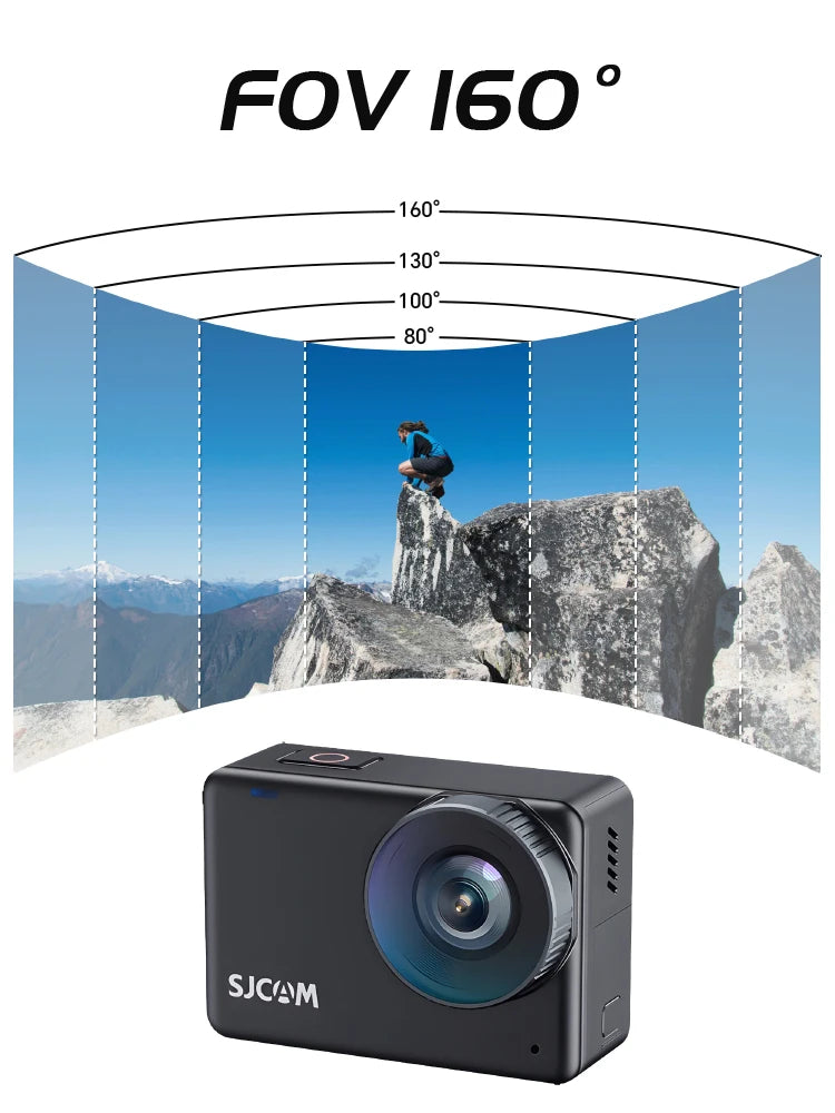 SJCAM SJ10X Waterproof Action Cam 4K Touch Screen Anti-Shake Multifunctional Outdoor Sport Video Cam