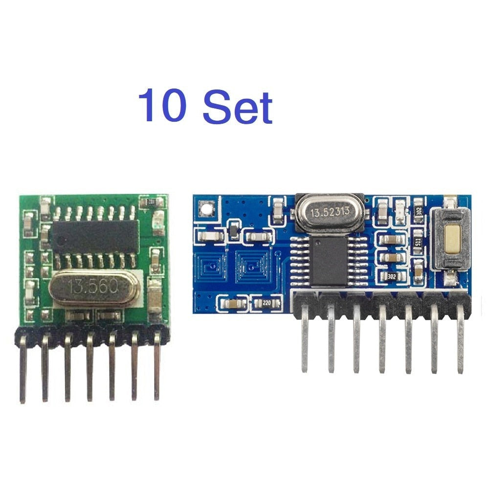 QIACHIP 433mhz Wireless Wide Voltage Coding Transmitter + Decoding Receiver 4 Channel Output