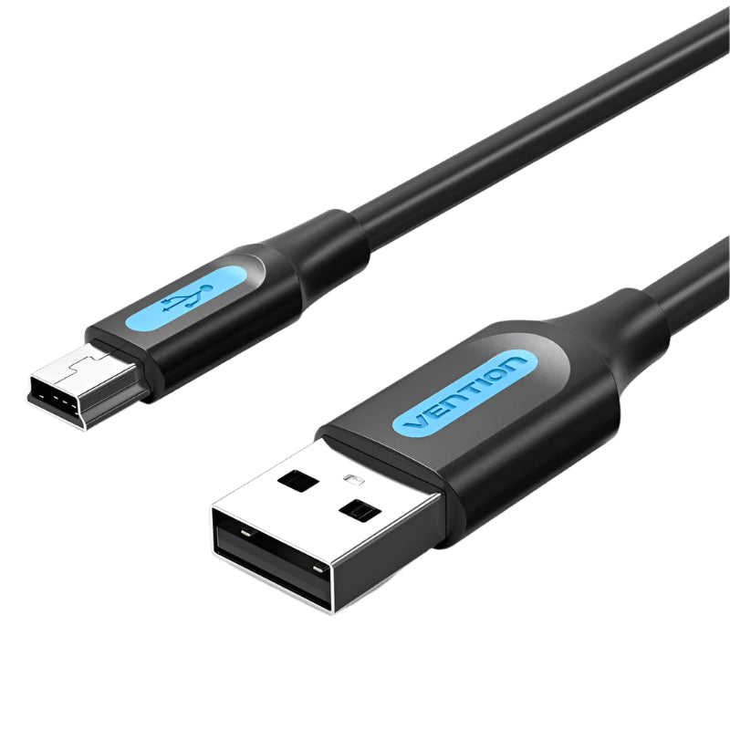 Vention Mini USB Cable Fast Charging & Data Transfer for Digital Camera, HDD, MP3, MP4, DVR, GPS