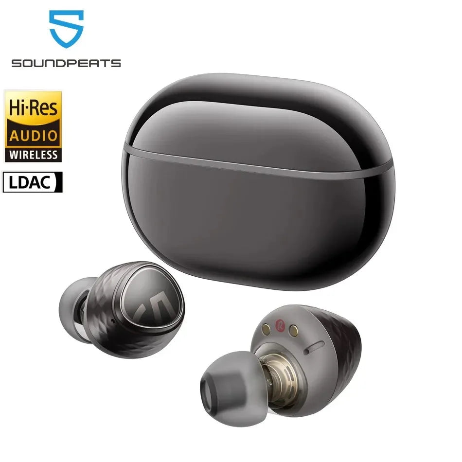 SOUNDPEATS Engine4 Hi-Res Earbuds – Bluetooth 5.3, LDAC & 43H Playtime