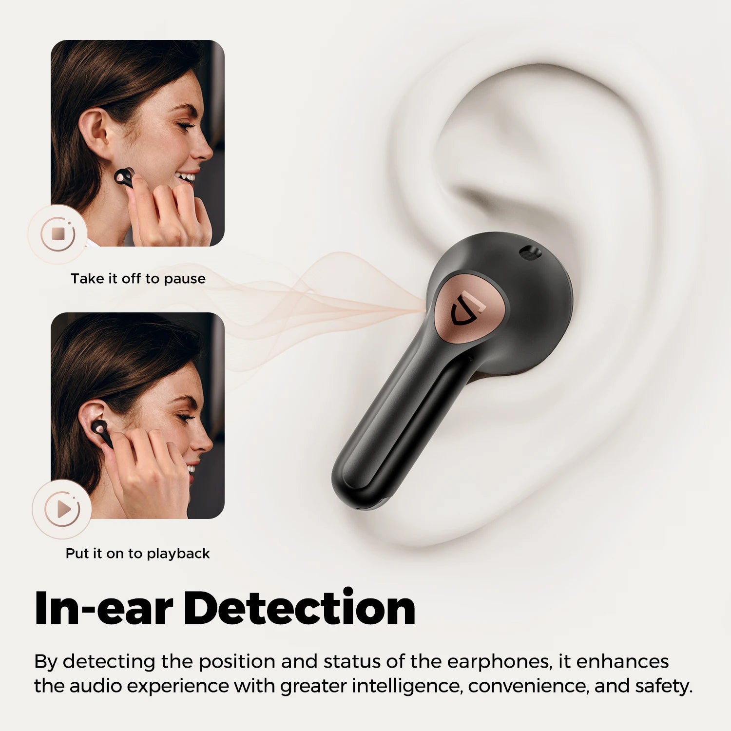 SoundPEATS Air4 Pro ANC Wireless Earbuds – Bluetooth 5.3, aptX Lossless, Multipoint, 26H Playtime