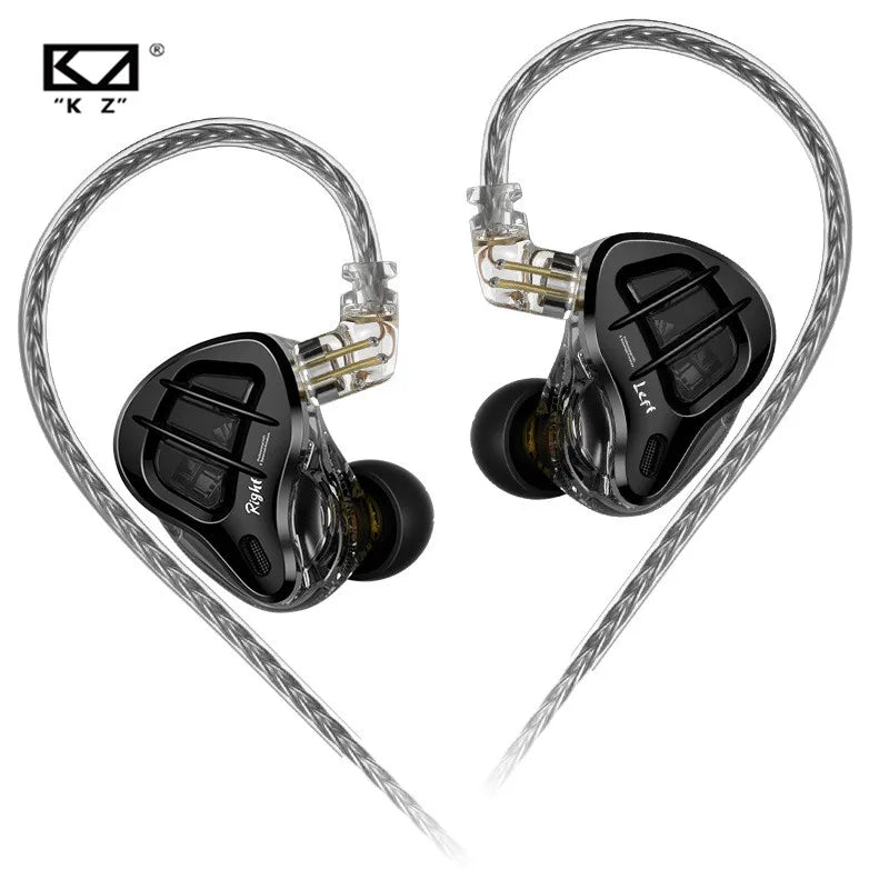 KZ ZAR Hybrid Driver In-Ear Monitor 1DD+7BA Earphones HiFi Wired Headphones for Music, DJ & Gaming