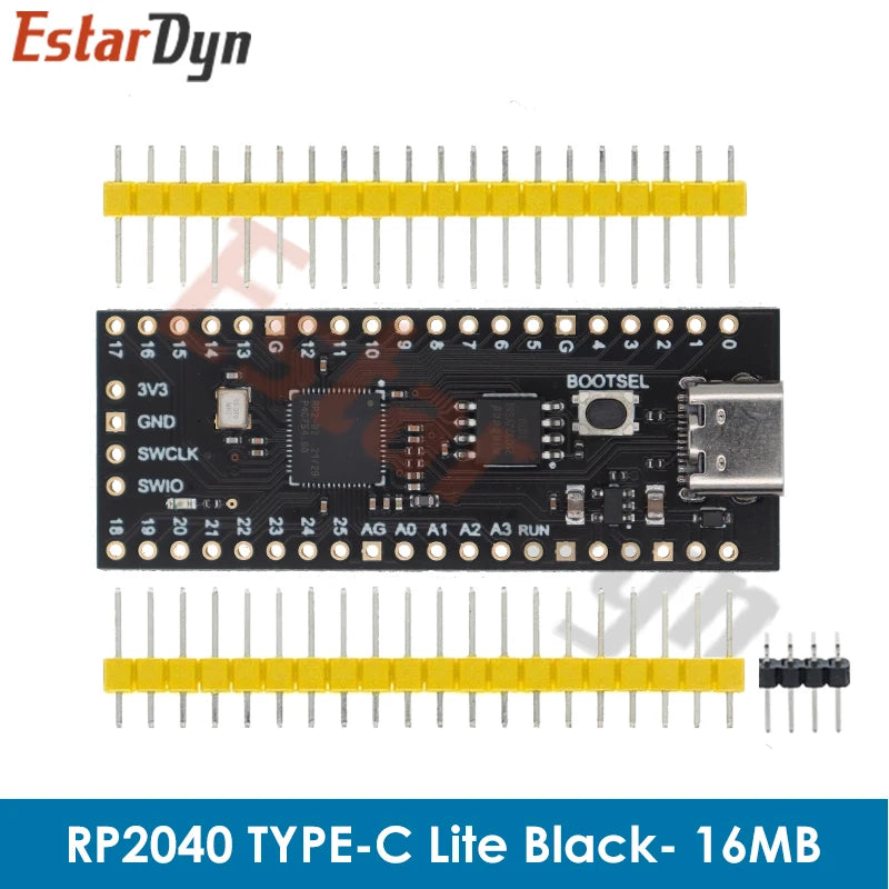 Raspberry Pi Pico Board RP2040 Dual-Core Microcontroller High-Performance Cortex-M0+ Processor