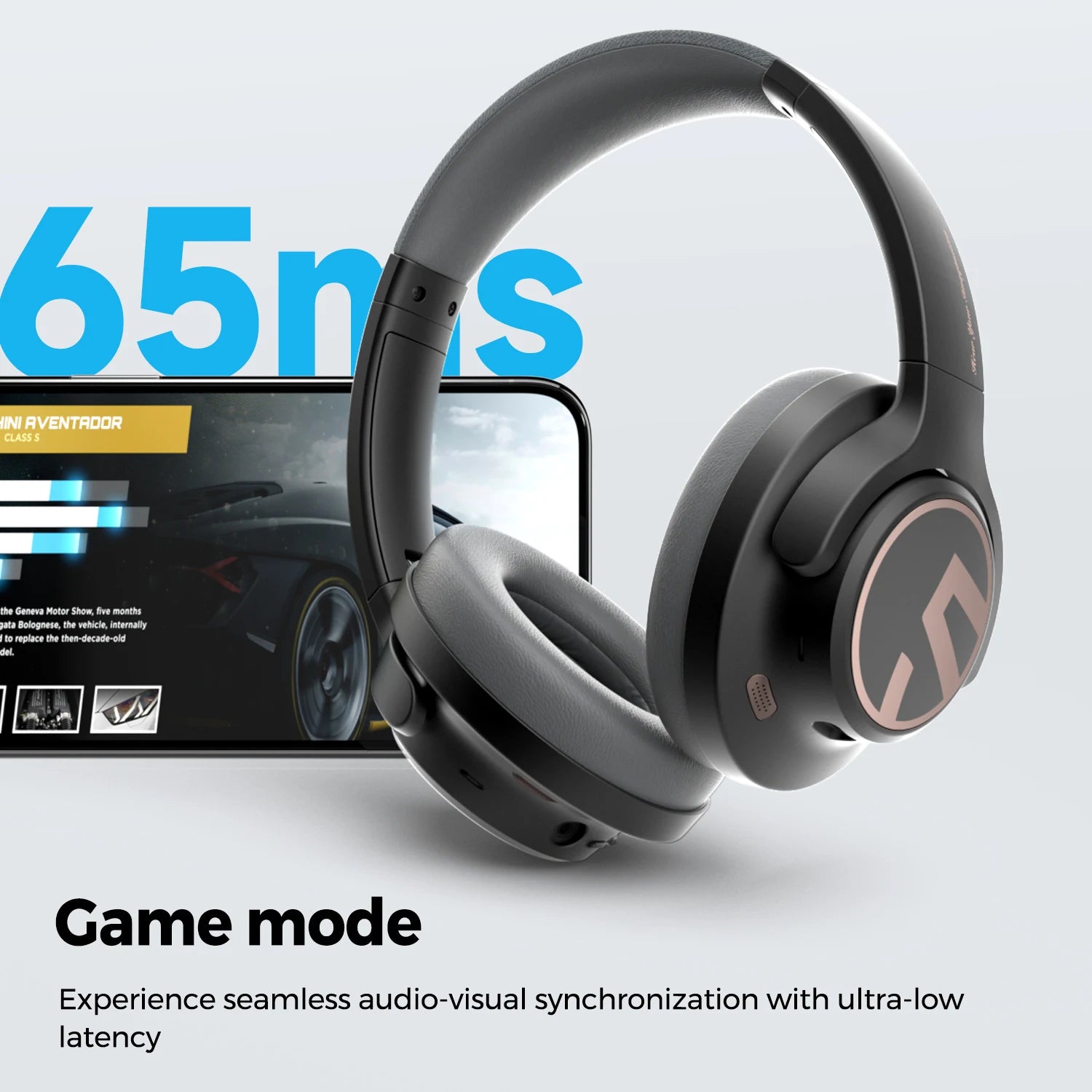 SOUNDPEATS Space Headphones – Bluetooth 5.3, Hybrid ANC, 123H Play, Multipoint Connection