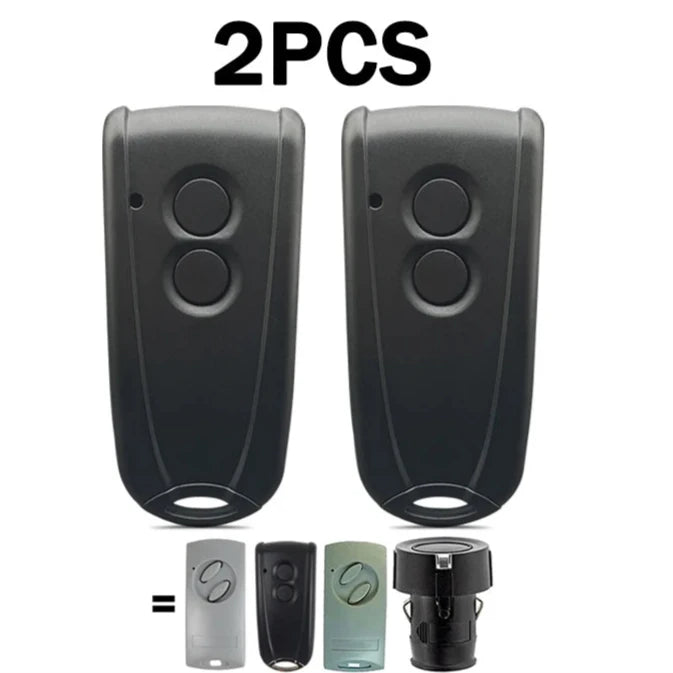 2PCS ECOSTAR RSC2 RSE2 433MHz Garage Door Gate Remote Control with Rolling Code Hand Transmitter