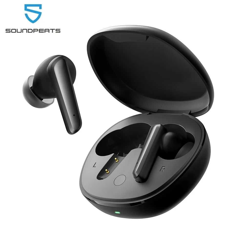 SOUNDPEATS Life lite Wireless Earbuds: Bluetooth 5.3, Dual Mic, Gaming Mode, ENC Tech, 6.5H Playtime