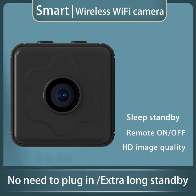 Mini Wireless WiFi Camera with Remote Monitoring and Super-Long Battery Life