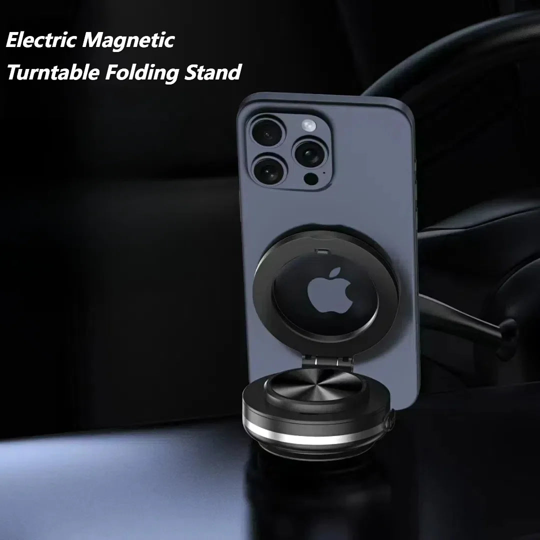 Vacuum Magnetic Suction Cup Swivel Stand 360° Rotation for Magsafe Electric Phone Holder